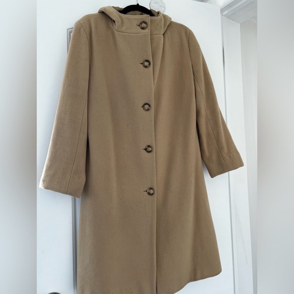 *FINAL SALE* Club Monaco long hooded wool coat
